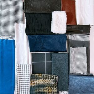Assorted 19-piece Big-sized Fabric Set/Bundle for Fashion Design